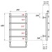 Электрический полотенцесушитель Point П4 40х60 PN08846W правый