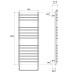 Электрический полотенцесушитель Point П15 50х100 PN09150SE
