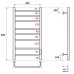 Электрический полотенцесушитель Point П8 40х80 PN10848B правый