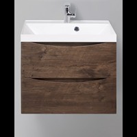 Тумба с раковиной BelBagno Marino 600-2C-SO-RW-P Rovere Moro