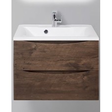 Тумба с раковиной BelBagno Marino 650-2C-SO-RW-P Rovere Moro