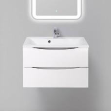 Тумба с раковиной BelBagno Marino 750-2C-SO-BL-P Bianco Lucido