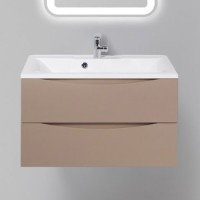 Тумба с раковиной BelBagno Marino 800-2C-SO-CL-P Capucino Lucido