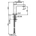 Смеситель для раковины Paini Dax-DaxR 84CR205RSKM