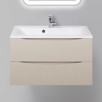 Тумба с раковиной BelBagno Marino 800-2C-SO-CO-P Crema Opaco