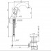 Смеситель для раковины Paini Ornellaia 87CR243KM