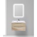 Тумба с раковиной BelBagno Marino 800-2C-SO-WO-P Rovere Bianco