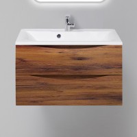 Тумба с раковиной BelBagno Marino 800-2C-SO-RC-P Rovere Ciliegio