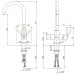 Смеситель для кухни Paini Cox 78PJ6433VL2KM