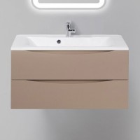 Тумба с раковиной BelBagno Marino 900-2C-SO-CL-P Capucino Lucido