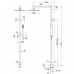 Душевая стойка Paini RS 50CR191ARQ4P3