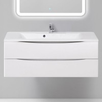 Тумба с раковиной BelBagno Marino 1200-2C-SO-BO-P Bianco Opaco