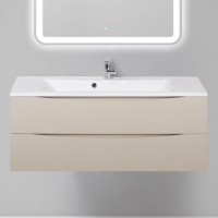 Тумба с раковиной BelBagno Marino 1200-2C-SO-CO-P Crema Opaco