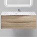 Тумба с раковиной BelBagno Marino 1200-2C-SO-WO-P Rovere Bianco