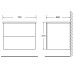 Тумба с раковиной BelBagno Etna 700-2C-SO-WO-P Rovere Bianco