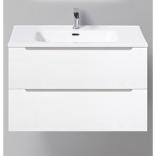 Тумба с раковиной BelBagno Etna 900-2C-SO-BL-P Bianco Lucido