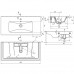 Раковина для мебели Pestan Lord 100х47.5 641235