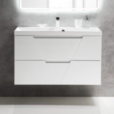 Тумба с раковиной BelBagno Vittoria 1000-2C-SO-BL Bianco Lucido