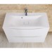 Тумба с раковиной BelBagno Marino 800-2C-PIA-BL-P Bianco Lucido