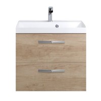 Тумба с раковиной BelBagno Aurora 600-2C-SO-RNN Rovere Nebrasca Nature