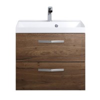 Тумба с раковиной BelBagno Aurora 600-2C-SO-RT Rovere Tabacco