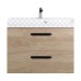 Тумба с раковиной BelBagno Aurora 800-2C-SO-RNN Rovere Nebrasca Nature