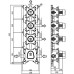 Встраиваемая часть смесителя Paffoni Modular Box MDBOX019