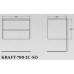 Тумба с раковиной BelBagno Kraft 700-2C-SO-RT Rovere Tabacco