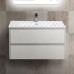 Тумба с раковиной BelBagno Kraft 800-2C-SO-BO Bianco Opaco