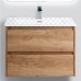 Тумба с раковиной BelBagno Kraft 800-2C-SO-RNN Rovere Nebrasca Nature