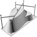 Акриловая ванна Relisan Isabella R 170x90 на каркасе
