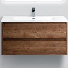 Тумба с раковиной BelBagno Kraft 1000-2C-SO-RT Rovere Tabacco