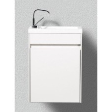 Тумба с раковиной BelBagno Pietra Mini-460-1A-SO-BL-L Bianco Lucido