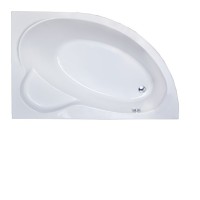 Акриловая ванна Royal Bath Alpine 140х95 R на каркасе