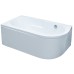 Акриловая ванна Royal Bath Azur 140х80 L на каркасе