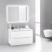 Тумба с раковиной BelBagno Etna 39-700/390-2C-SO-BL-P Bianco Lucido