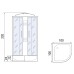 Душевая кабина River Nara Light 100х100 10000006219