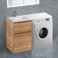 Тумба с раковиной BelBagno Kraft LVD-580/1200-2C-PIA-RNN Rovere Nebrasca Nature