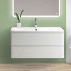 Тумба с раковиной BelBagno Albano 800-2C-SO-BL Bianco Lucido