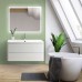 Тумба с раковиной BelBagno Albano 800-2C-SO-BL Bianco Lucido