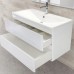 Тумба с раковиной BelBagno Albano 800-2C-SO-BL Bianco Lucido