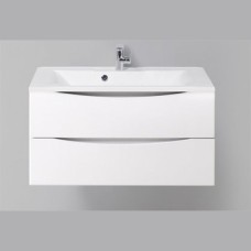 Тумба с раковиной BelBagno Acqua 900-2C-SO-BL Bianco Lucido