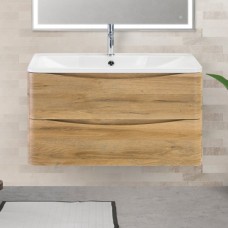 Тумба с раковиной BelBagno Acqua 900-2C-SO-RR Rovere Rustico