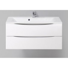 Тумба с раковиной BelBagno Acqua 1000-2C-SO-BL Bianco Lucido