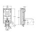 Инсталляция для унитаза Roca Duplo WC L 7.8901.2.101.0 с кнопкой 7.8900.8.500.5 хром