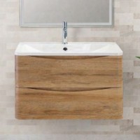 Тумба с раковиной BelBagno Acqua 1000-2C-SO-RR Rovere Rustico