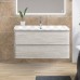 Тумба с раковиной Belbagno Albano 800-2C-SO-RVB Rovere Vintage Bianco