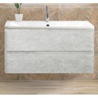 Тумба с раковиной Belbagno Albano 800-2C-SO-CVG Cemento Verona Grigio