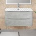 Тумба с раковиной Belbagno Acqua 800-2C-SO-CVG Cemento Verona Grigio