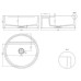 Раковина Salini Armonia 45х45 130117GRF